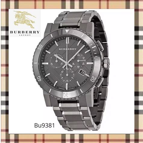 burberry herren uhr bu9381|burberry chronograph gunmetal.